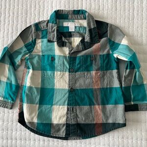 Burberry Children’s Button-Up Shirt Sz 12 Months